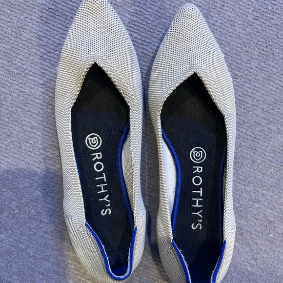 Rothy’s The Point in Flax Birdseye - Picture 2 of 4